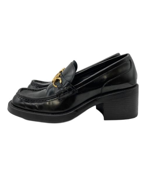 Chloe（クロエ）Chloe (クロエ) 60mm loafers ブラック サイズ:24.5の古着・服飾アイテム
