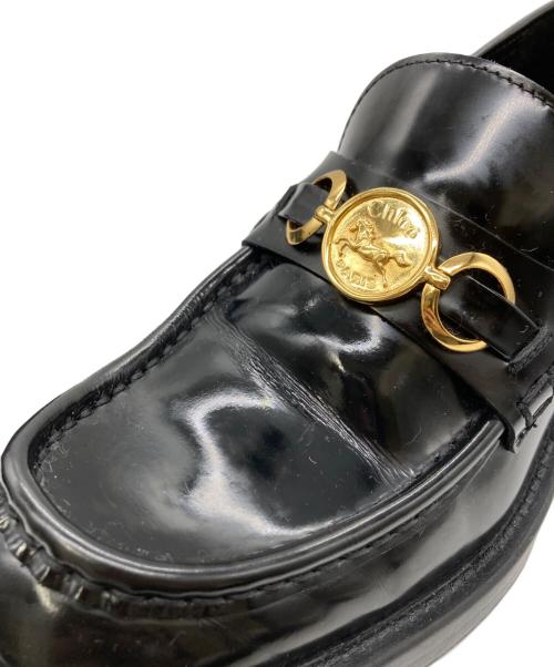 Chloe（クロエ）Chloe (クロエ) 60mm loafers ブラック サイズ:24.5の古着・服飾アイテム
