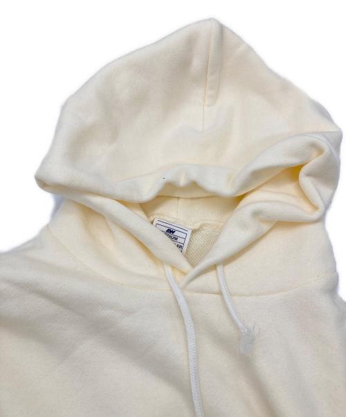 LOOPWHEELER（ループウィラー）LOOPWHEELER (ループウィラー) LOWERCASE (ロウワーケース) Pullover Hoodie アイボリー サイズ:Ｍの古着・服飾アイテム