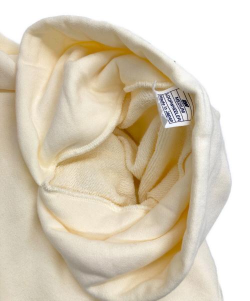 LOOPWHEELER（ループウィラー）LOOPWHEELER (ループウィラー) LOWERCASE (ロウワーケース) Pullover Hoodie アイボリー サイズ:Ｍの古着・服飾アイテム