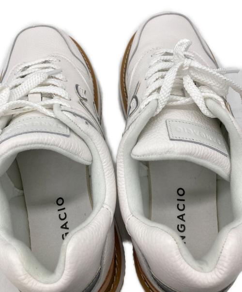 Sangacio（サンガッチョ）Sangacio (サンガッチョ) ｢CREPE｣にゅ～ずローカットスニーカー ホワイト サイズ:US9の古着・服飾アイテム