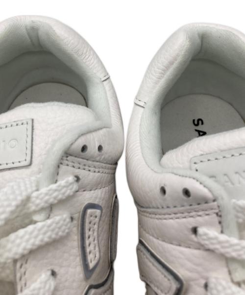 Sangacio（サンガッチョ）Sangacio (サンガッチョ) ｢CREPE｣にゅ～ずローカットスニーカー ホワイト サイズ:US9の古着・服飾アイテム