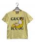GUCCI（グッチ）の古着「プリントTシャツ」｜イエロー