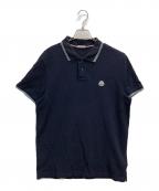 MONCLERモンクレール）の古着「MAGLIA POLO MANICA CORTA」｜ネイビー