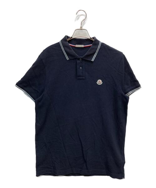 MONCLER（モンクレール）MONCLER (モンクレール) MAGLIA POLO MANICA CORTA ネイビー サイズ:Ⅼの古着・服飾アイテム