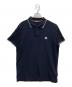 MONCLER（モンクレール）の古着「MAGLIA POLO MANICA CORTA」｜ネイビー