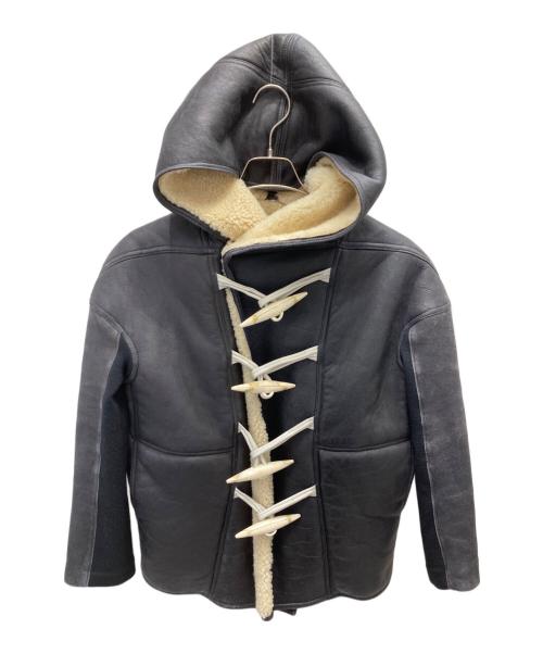 RICK OWENS（リックオウエンス）RICK OWENS (リックオウエンス) ムートンジャケット ブラック サイズ:38の古着・服飾アイテム