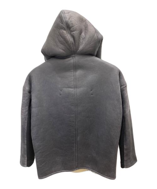 RICK OWENS（リックオウエンス）RICK OWENS (リックオウエンス) ムートンジャケット ブラック サイズ:38の古着・服飾アイテム