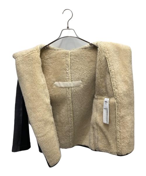 RICK OWENS（リックオウエンス）RICK OWENS (リックオウエンス) ムートンジャケット ブラック サイズ:38の古着・服飾アイテム