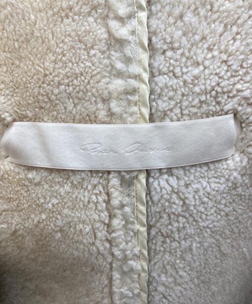RICK OWENS（リックオウエンス）RICK OWENS (リックオウエンス) ムートンジャケット ブラック サイズ:38の古着・服飾アイテム