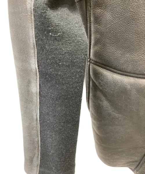 RICK OWENS（リックオウエンス）RICK OWENS (リックオウエンス) ムートンジャケット ブラック サイズ:38の古着・服飾アイテム
