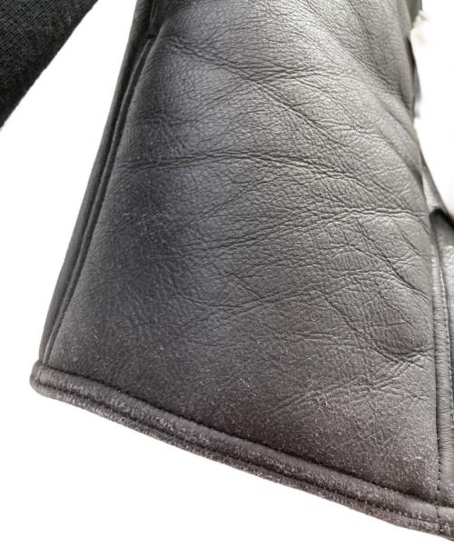 RICK OWENS（リックオウエンス）RICK OWENS (リックオウエンス) ムートンジャケット ブラック サイズ:38の古着・服飾アイテム