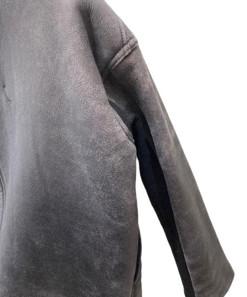 RICK OWENS（リックオウエンス）RICK OWENS (リックオウエンス) ムートンジャケット ブラック サイズ:38の古着・服飾アイテム