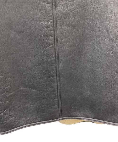 RICK OWENS（リックオウエンス）RICK OWENS (リックオウエンス) ムートンジャケット ブラック サイズ:38の古着・服飾アイテム