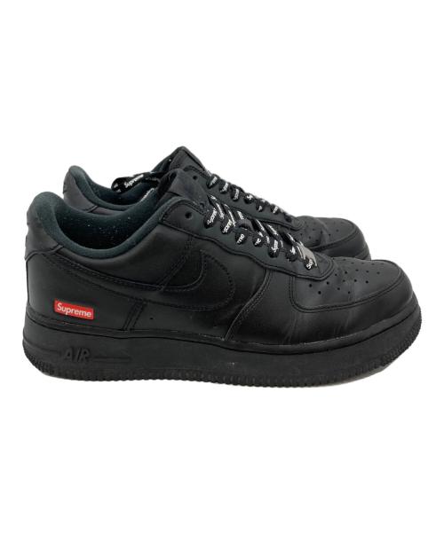 NIKE（ナイキ）NIKE (ナイキ) Supreme (シュプリーム) AIR FORCE 1 LOW SUPREME BLACK/BLACK ブラック サイズ:US7.5の古着・服飾アイテム