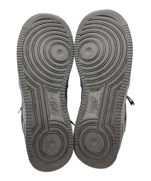 NIKE（ナイキ）NIKE (ナイキ) Supreme (シュプリーム) AIR FORCE 1 LOW SUPREME BLACK/BLACK ブラック サイズ:US7.5の古着・服飾アイテム