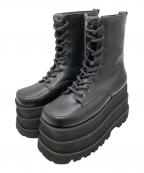 darichダーリッチ）の古着「トリプルソールエンジニアブーツ」｜ブラック