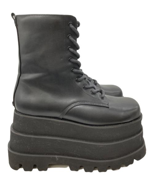 darich（ダーリッチ）Darich (ダーリッチ) トリプルソールエンジニアブーツ ブラック サイズ:Mの古着・服飾アイテム