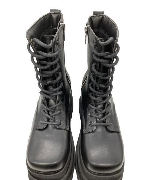 darich（ダーリッチ）Darich (ダーリッチ) トリプルソールエンジニアブーツ ブラック サイズ:Mの古着・服飾アイテム