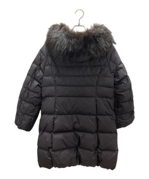 nano・universe（ナノ・ユニバース）nano・universe (ナノ・ユニバース) 西川ダウン／ラクーンファーロングダウン ブラック サイズ:36の古着・服飾アイテム