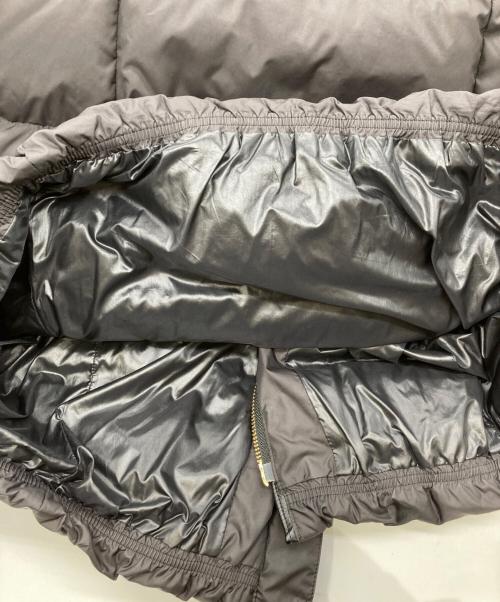 nano・universe（ナノ・ユニバース）nano・universe (ナノ・ユニバース) 西川ダウン／ラクーンファーロングダウン ブラック サイズ:36の古着・服飾アイテム