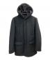 EMPORIO ARMANI（エンポリオアルマーニ）の古着「フーデッド裏ボアコート」｜ブラック