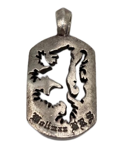 WOLFMAN B.R.S（ウルフマンＢＲＳ）WOLFMAN B.R.S (ウルフマンＢＲＳ) ファイヤーウルフドッグタグペンダントトップ シルバーの古着・服飾アイテム