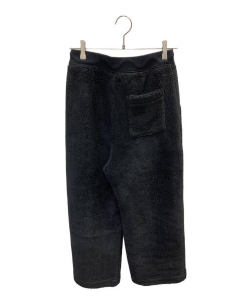 LACOSTE（ラコステ）LACOSTE (ラコステ) ボアフリースセミワイドパンツ ブラック サイズ:Sの古着・服飾アイテム