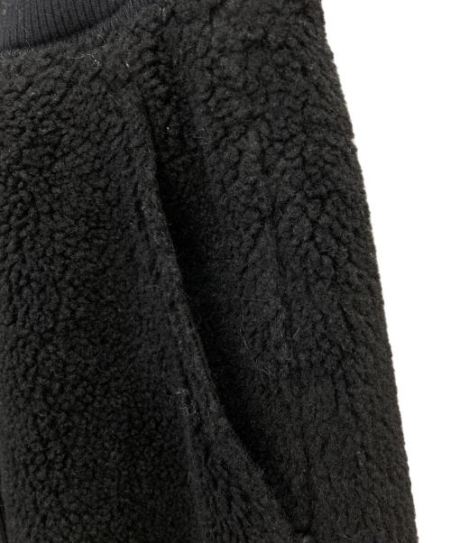 LACOSTE（ラコステ）LACOSTE (ラコステ) ボアフリースセミワイドパンツ ブラック サイズ:Sの古着・服飾アイテム