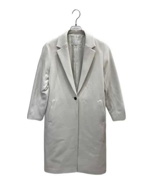 icB（アイシービー）icB (アイシービー) ウールライトメルトンチェスターコート ベージュ サイズ:6の古着・服飾アイテム