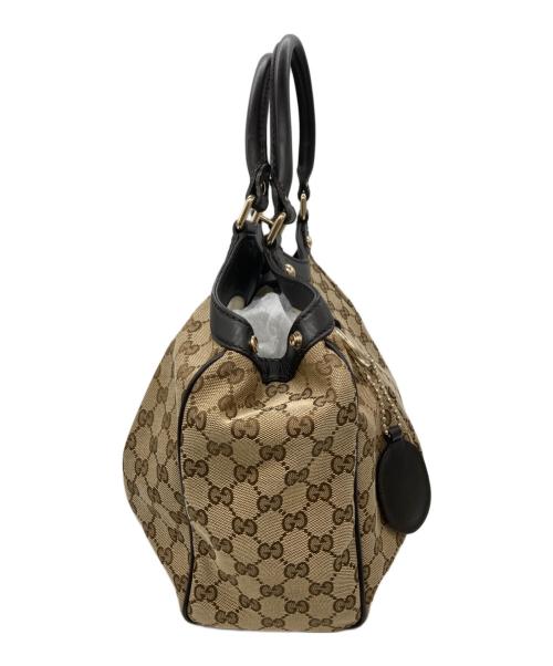 GUCCI（グッチ）GUCCI (グッチ) GGキャンバス スーキーハンドバッグ ブラウン サイズ:表記なしの古着・服飾アイテム