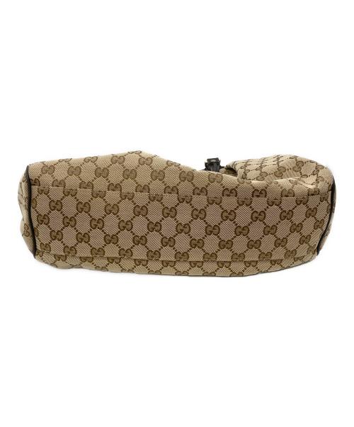 GUCCI（グッチ）GUCCI (グッチ) GGキャンバス スーキーハンドバッグ ブラウン サイズ:表記なしの古着・服飾アイテム