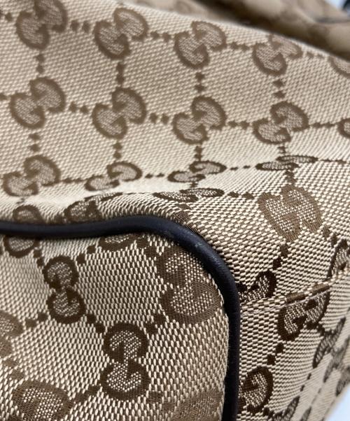GUCCI（グッチ）GUCCI (グッチ) GGキャンバス スーキーハンドバッグ ブラウン サイズ:表記なしの古着・服飾アイテム