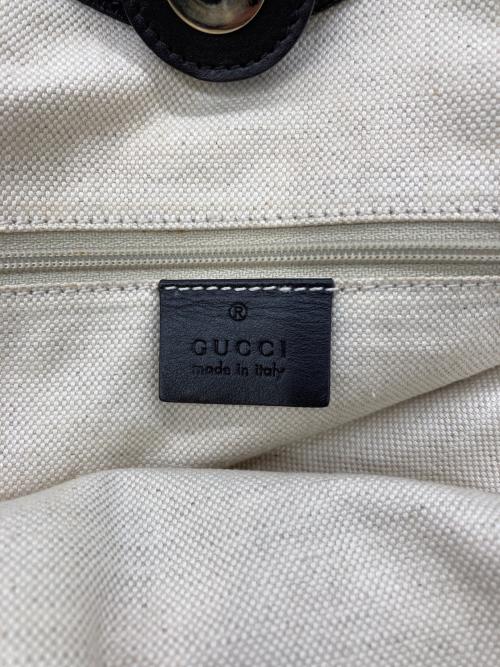 GUCCI（グッチ）GUCCI (グッチ) GGキャンバス スーキーハンドバッグ ブラウン サイズ:表記なしの古着・服飾アイテム