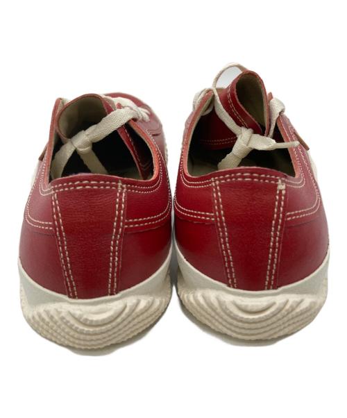 SPINGLE MOVE（スピングルムーヴ）SPINGLE MOVE (スピングルムーヴ) レザーローカットスニーカー レッド サイズ:Sの古着・服飾アイテム