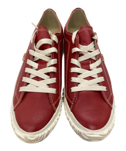 SPINGLE MOVE（スピングルムーヴ）SPINGLE MOVE (スピングルムーヴ) レザーローカットスニーカー レッド サイズ:Sの古着・服飾アイテム