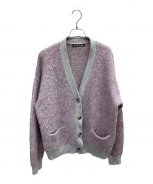 Acne studios（アクネ ストゥディオズ）の古着「モヘア混カーディガン」｜パープル