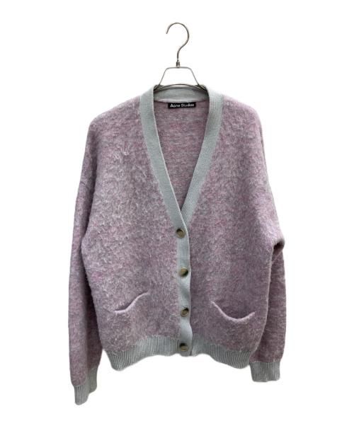 Acne studios（アクネ ストゥディオス）ACNE STUDIOS (アクネ ストゥディオス) モヘア混カーディガン パープル サイズ:Ｍの古着・服飾アイテム