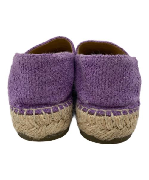 CHANEL（シャネル）CHANEL (シャネル) ココマークエスパドリーユ パープル サイズ:36の古着・服飾アイテム