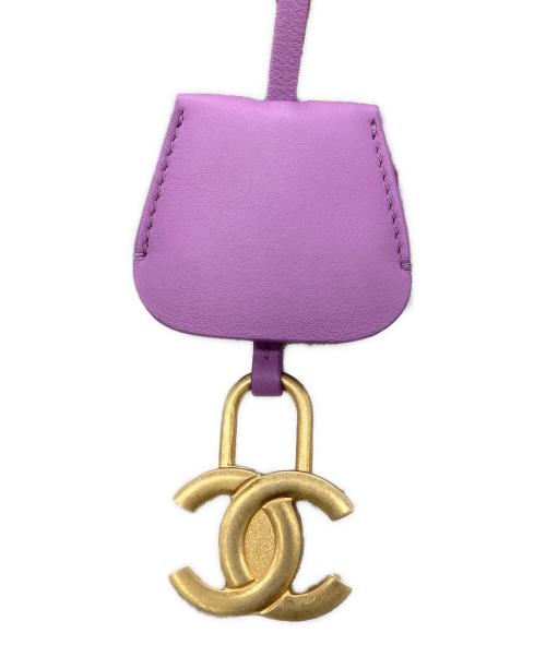 CHANEL（シャネル）CHANEL (シャネル) CCフィリグリー スモールバニティチェーンショルダーバッグ パープルの古着・服飾アイテム