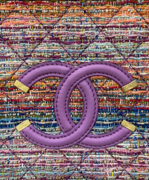 CHANEL（シャネル）CHANEL (シャネル) CCフィリグリー スモールバニティチェーンショルダーバッグ パープルの古着・服飾アイテム