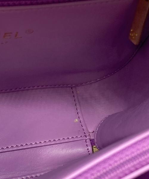 CHANEL（シャネル）CHANEL (シャネル) CCフィリグリー スモールバニティチェーンショルダーバッグ パープルの古着・服飾アイテム