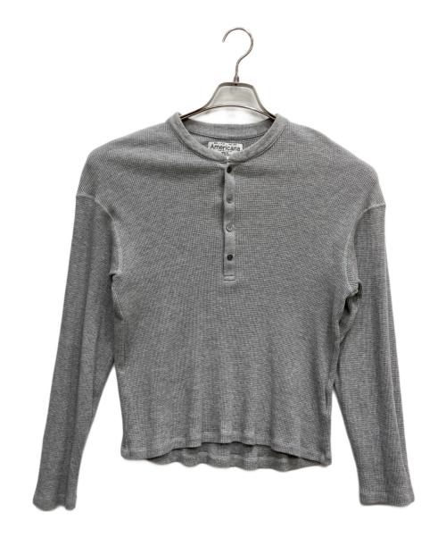 Americana（アメリカーナ）Americana (アメリカーナ) LONGSLEEVE Tシャツ グレー サイズ:FREEの古着・服飾アイテム