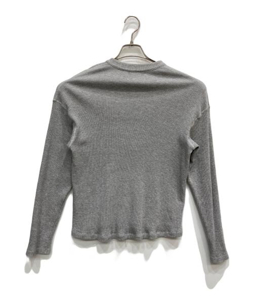 Americana（アメリカーナ）Americana (アメリカーナ) LONGSLEEVE Tシャツ グレー サイズ:FREEの古着・服飾アイテム