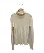 DEUXIEME CLASSEドゥーズィエム クラス）の古着「rib タートル」｜アイボリー