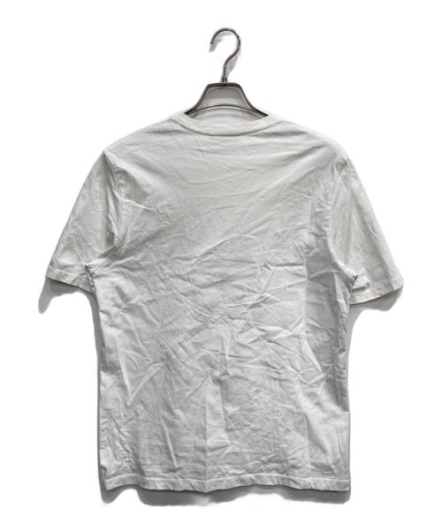 maison kitsune（メゾンキツネ）MAISON KITSUNE (メゾンキツネ) ワンポイントロゴTシャツ ホワイト サイズ:Sの古着・服飾アイテム