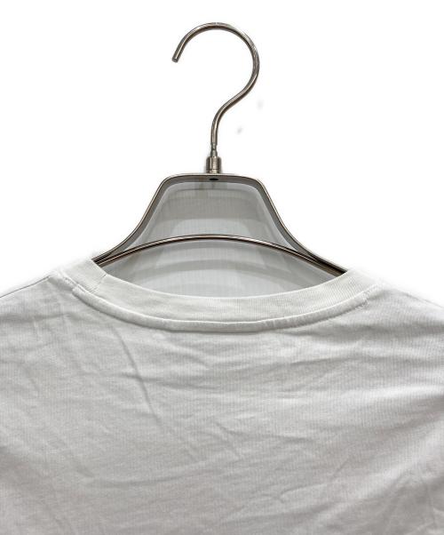 maison kitsune（メゾンキツネ）MAISON KITSUNE (メゾンキツネ) ワンポイントロゴTシャツ ホワイト サイズ:Sの古着・服飾アイテム