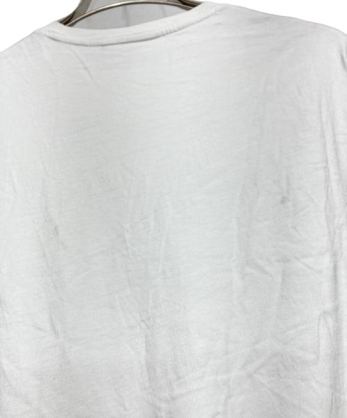 maison kitsune（メゾンキツネ）MAISON KITSUNE (メゾンキツネ) ワンポイントロゴTシャツ ホワイト サイズ:Sの古着・服飾アイテム
