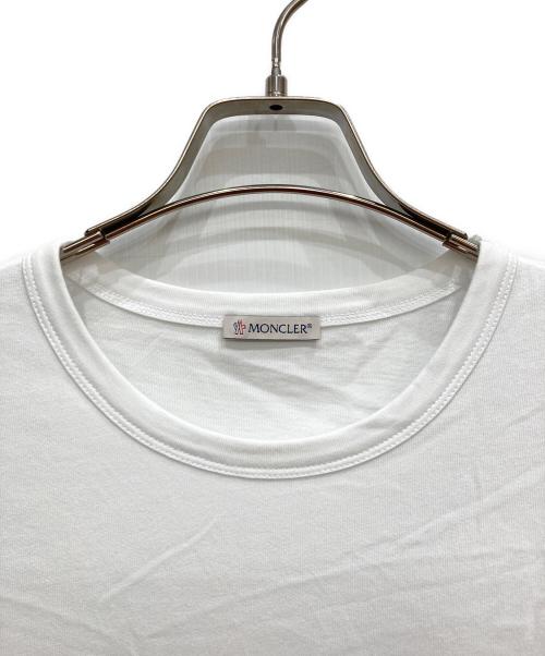 MONCLER（モンクレール）MONCLER (モンクレール) MAGLIA T-SHIRT ホワイト サイズ:Mの古着・服飾アイテム