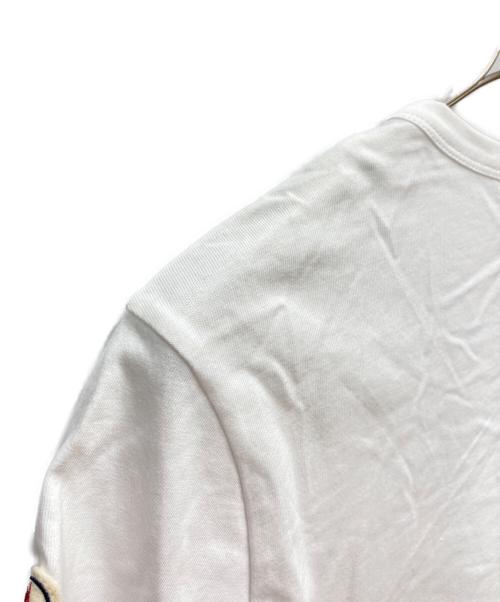 MONCLER（モンクレール）MONCLER (モンクレール) MAGLIA T-SHIRT ホワイト サイズ:Mの古着・服飾アイテム